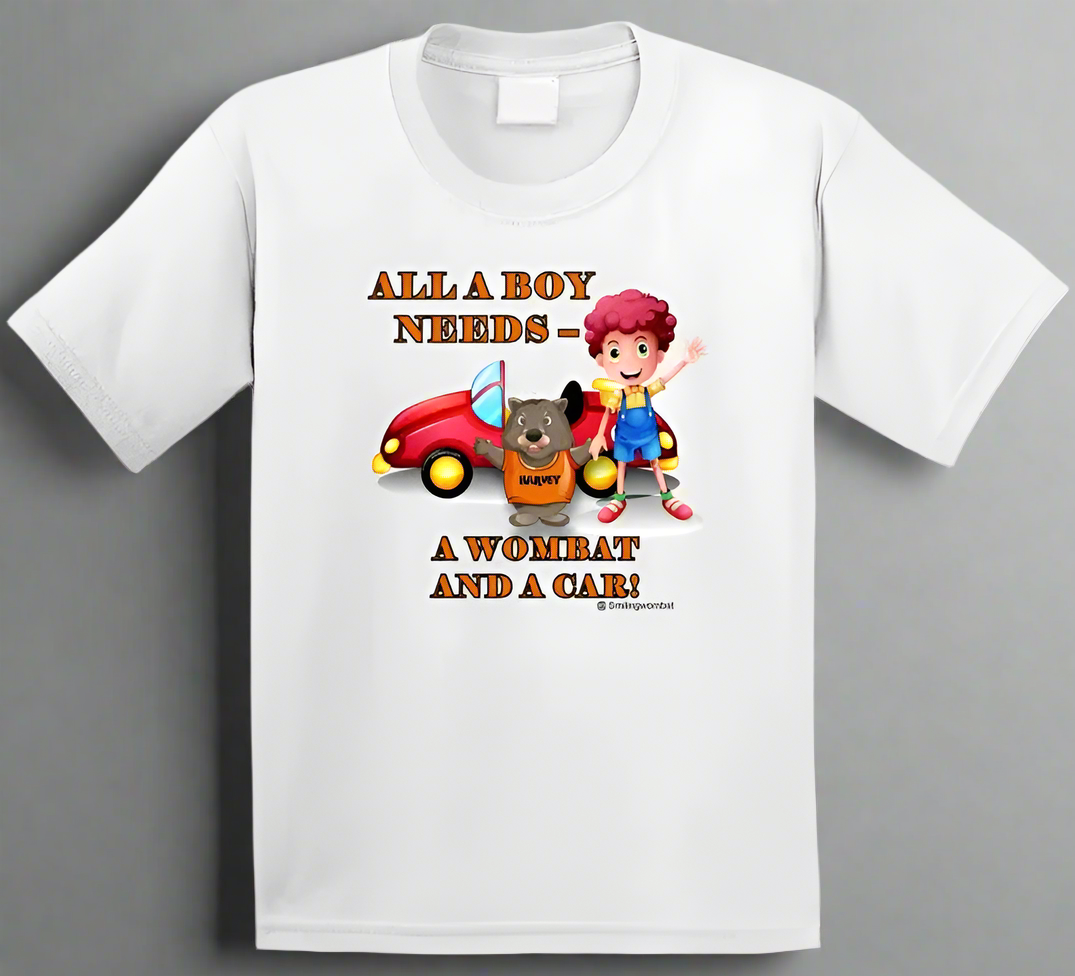Cute Wombat - A Boy and His Wombat T-Shirt - Shopify