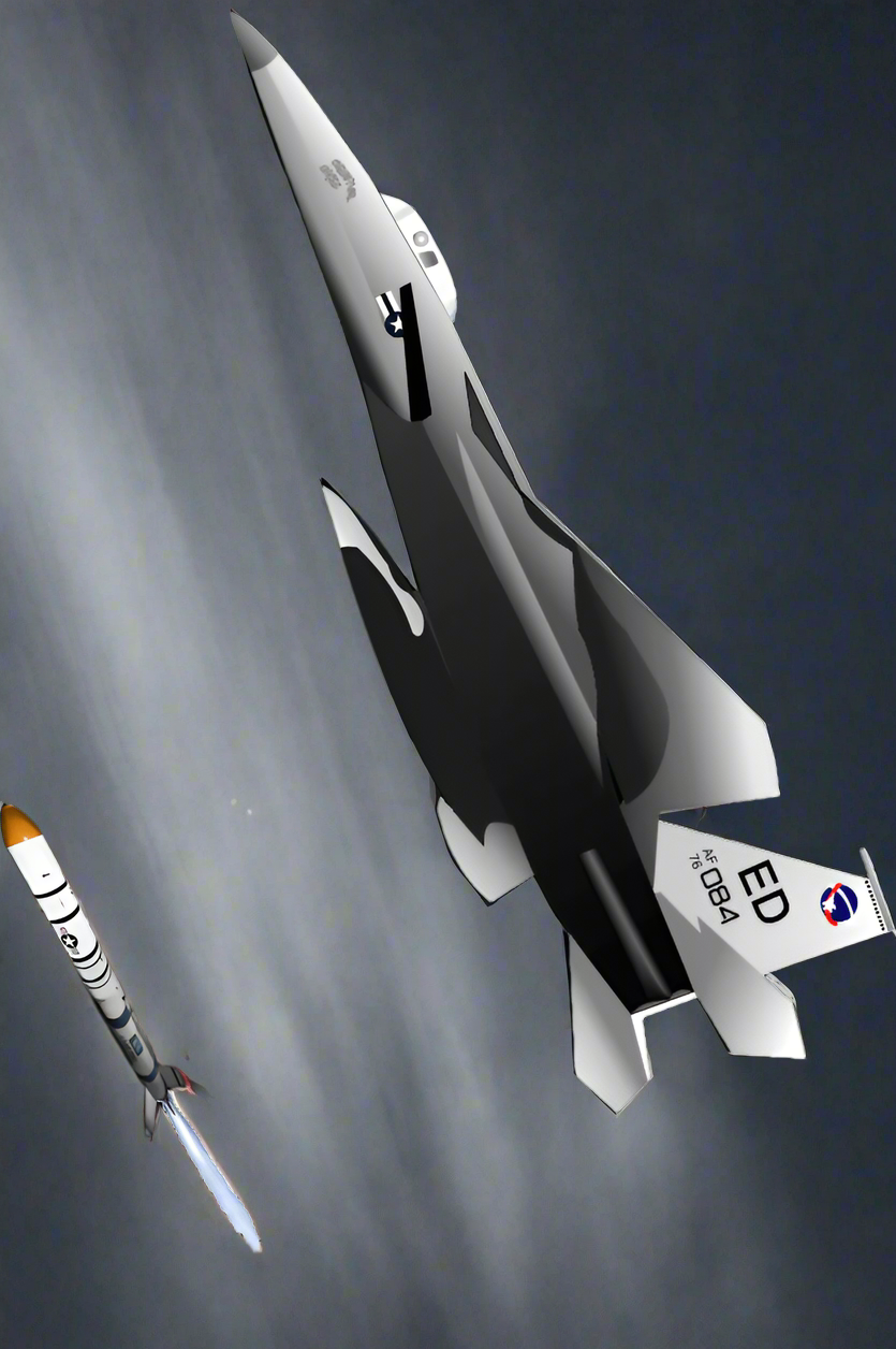 F 15 Celestial Eagle - "Satellite Killer" T-Shirt - Smiling Wombat