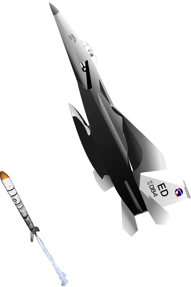 F15 Eagle- "Satellite Killer" Black/Navy T-Shirt - Shopify