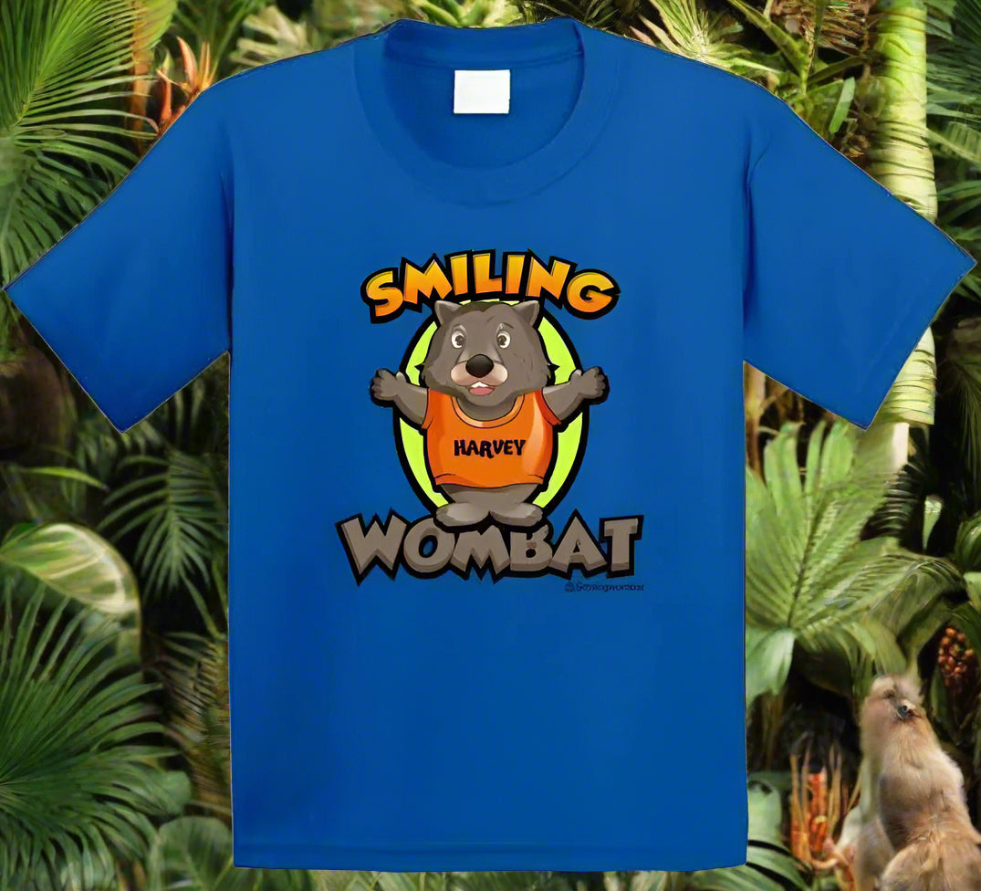 Official Wombat Shirt - Harvey the Smiling Wombat Official T-Shirt - Smiling Wombat