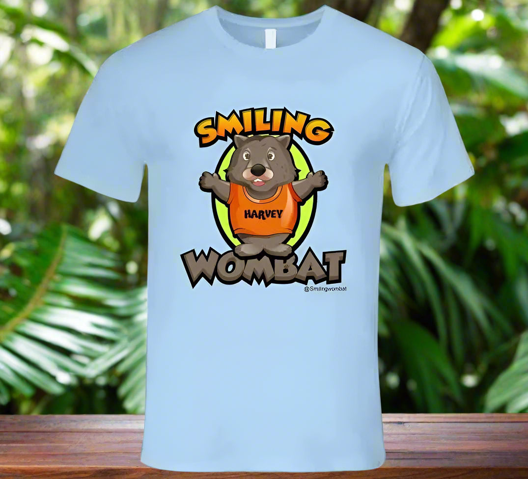 Official Wombat Shirt - Harvey the Smiling Wombat Official T-Shirt - Smiling Wombat