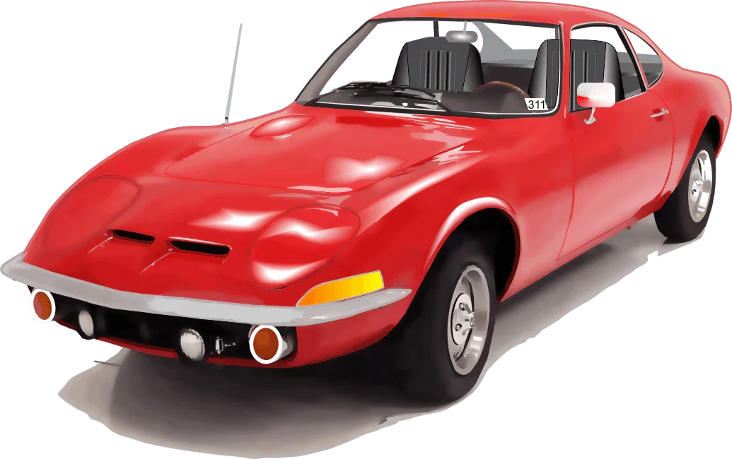 Opel GT 1900 "Baby Corvette" -Dark Colored T-Shirt - Shopify