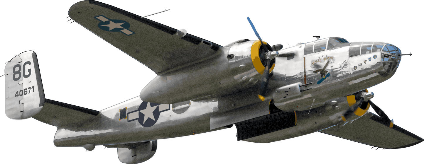 North American B25 Mitchell Bomber - Black/Navy T Shirt - Shopify