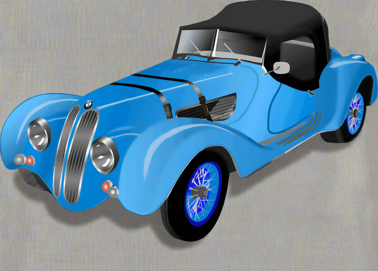 BMW 328 - T-Shirt - Smiling Wombat