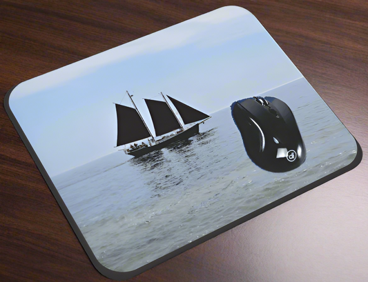 Sailing on Calm Seas Mouse Pad from Smiling Wombat - Shopify