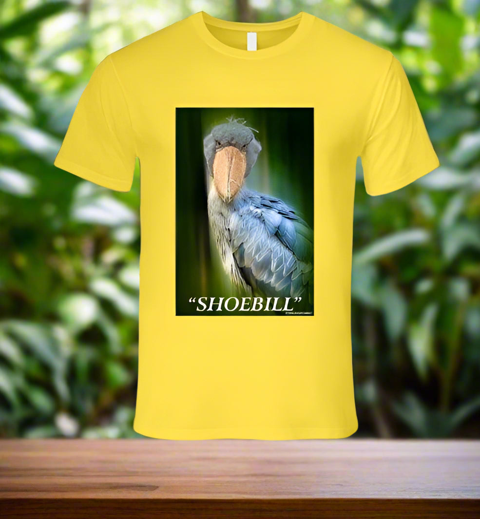 Shoebill Fantastic African Bird - Shirt Collection - Smiling Wombat
