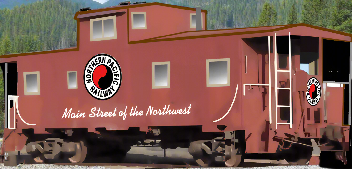 RR Fallen Flags "End Of Train" Caboose Black/Navy T-Shirt - Shopify