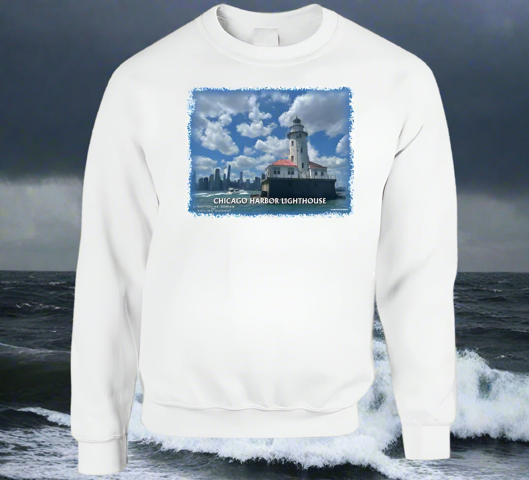Chicago Harbor Lighthouse T-Shirt and Sweatshirt Collection - Shopify