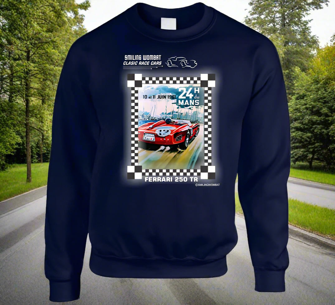 Ferrari Testarosa - 1961 Le Mans - Shirt Collection - Smiling Wombat