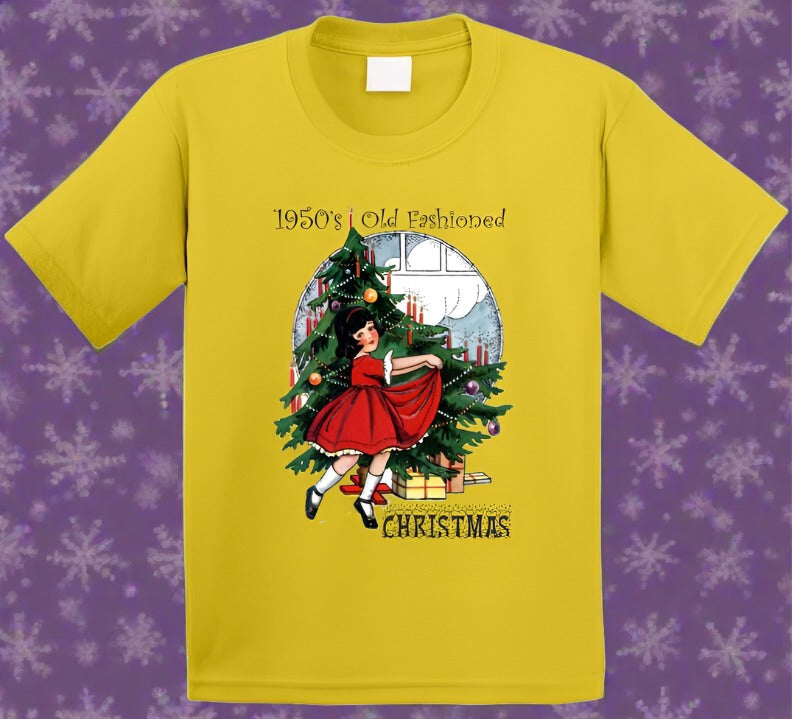 1950s Christmas - T-Shirt - Shopify