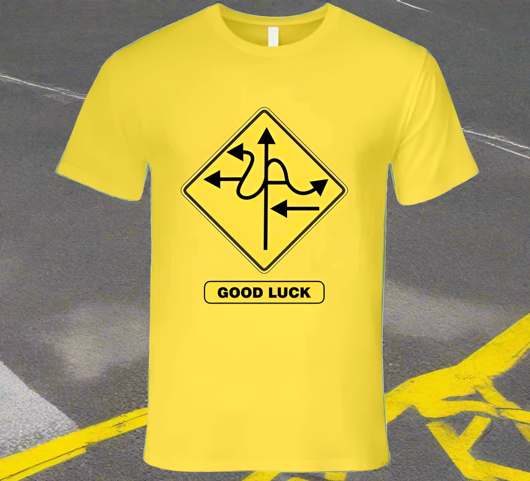 Crossroads in life T-Shirt - Smiling Wombat