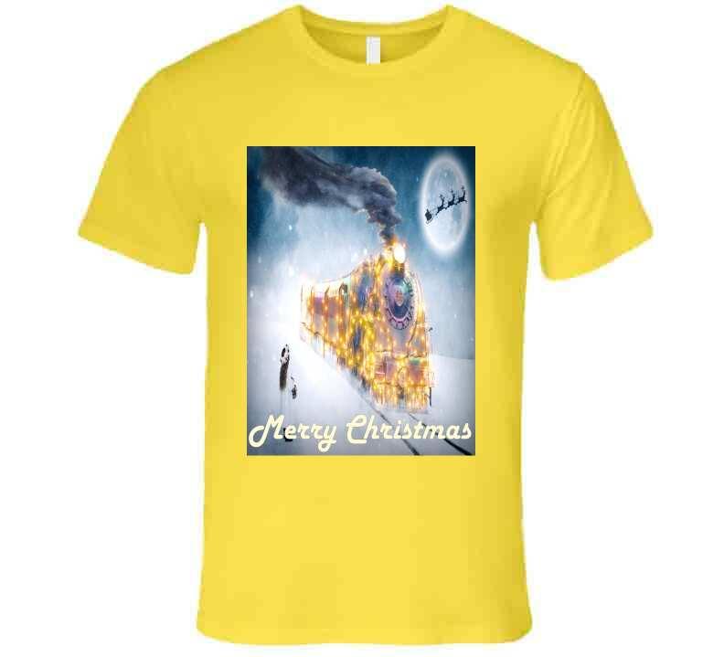 The Christmas Train - T-Shirt - Smiling Wombat