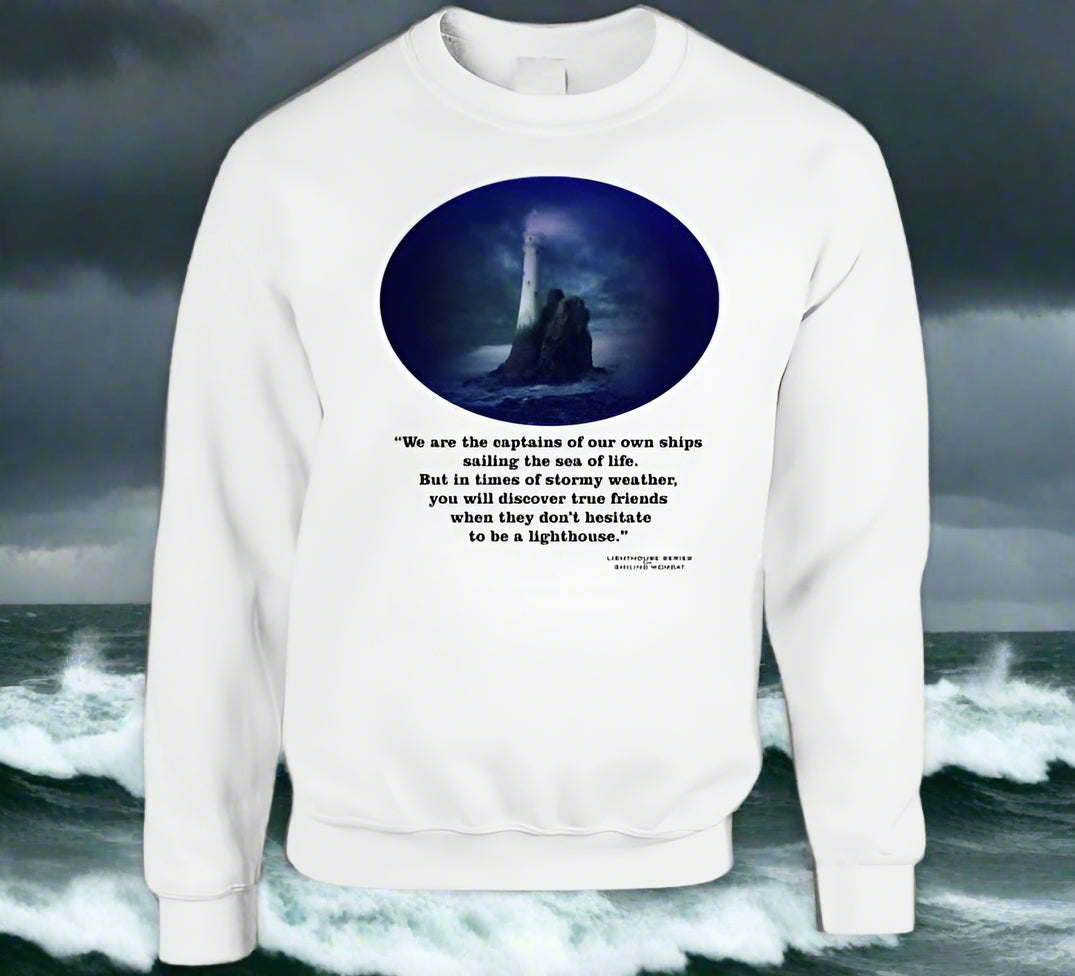 Lighthouse In Stormy Weather Shirt Collection - Shopify