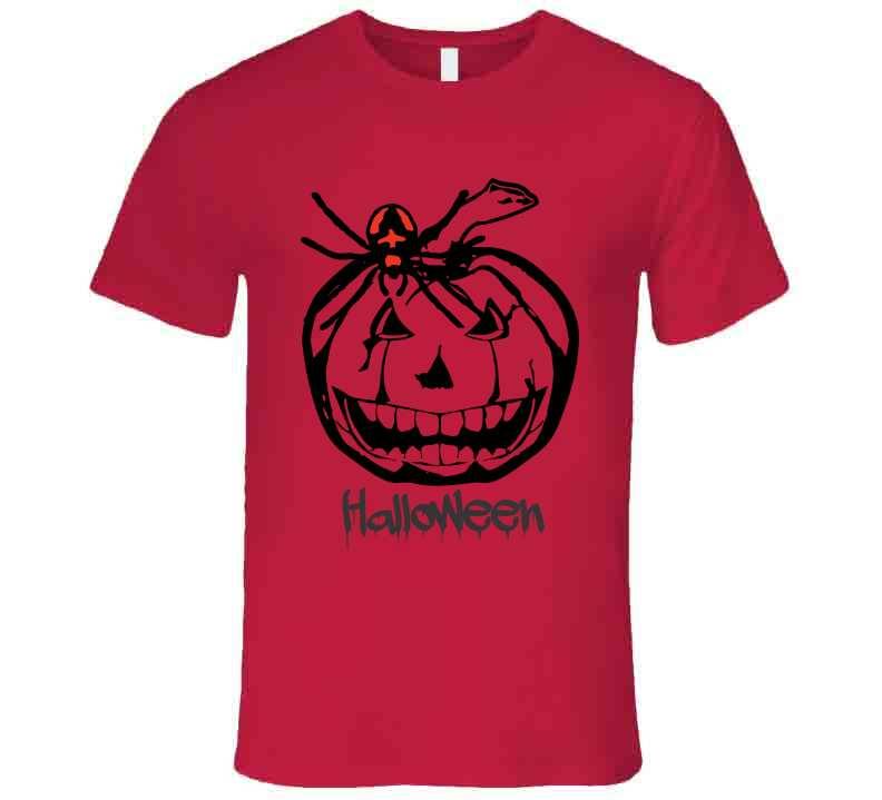 Scary Pumpkin Carving - Smiling Wombat "Scary Pumpkin" Halloween T-Shirt - Smiling Wombat