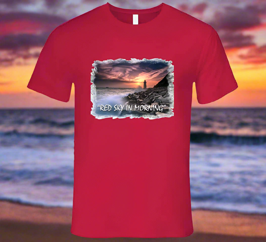 Red Sky In Morning T-Shirt and Sweatshirt Collection - Shopify