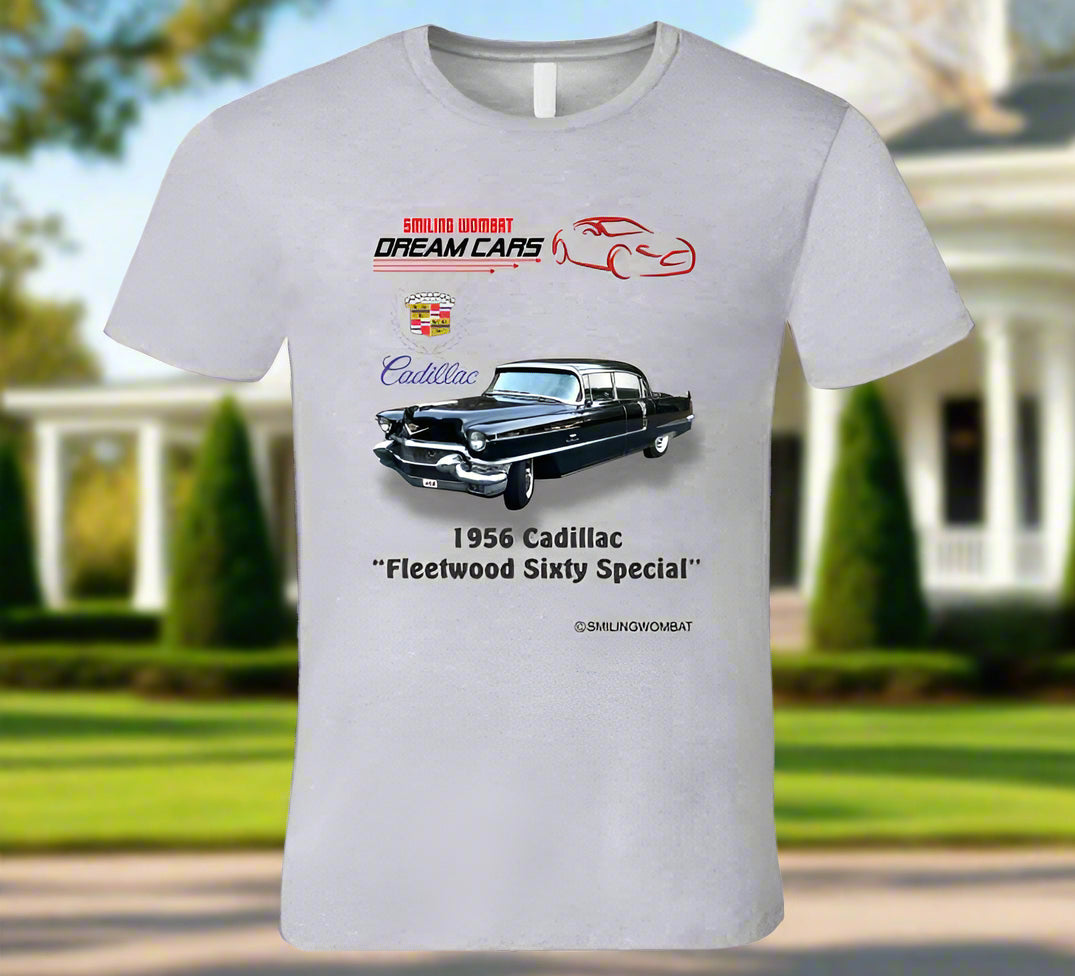 Cadillac Fleetwood Sixty Special - T-Shirt - Smiling Wombat