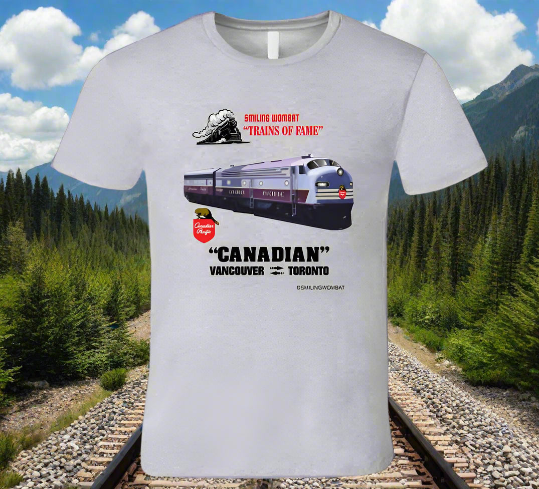 CP Rail The "Canadian" T-Shirt - Smiling Wombat