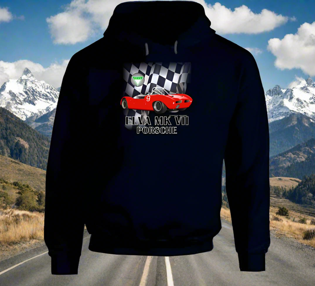 Elva Mk 7/Porsche T-Shirt and Sweatshirt Collection - Smiling Wombat