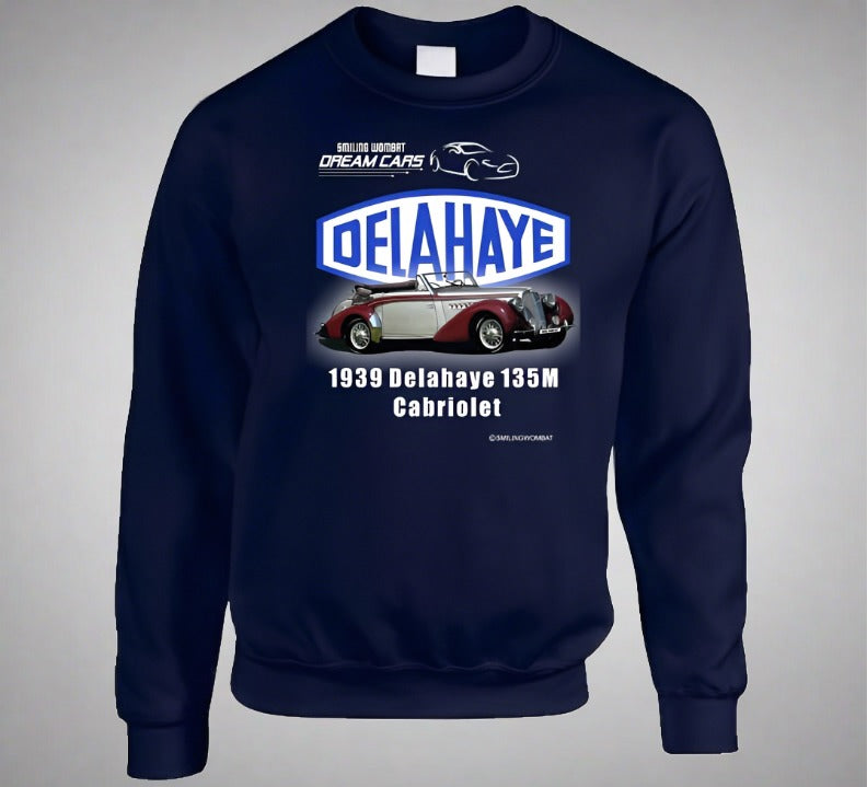 1939 Delahaye 139M - Classic Car Shirt Collection - Smiling Wombat