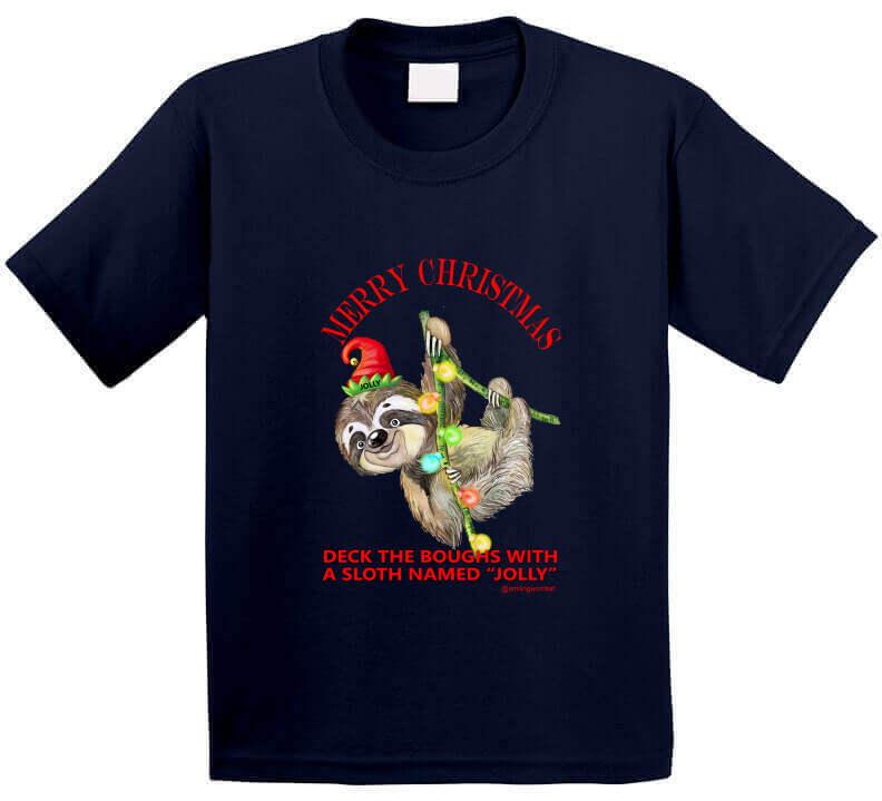 Deck the Halls - T-Shirt - Smiling Wombat