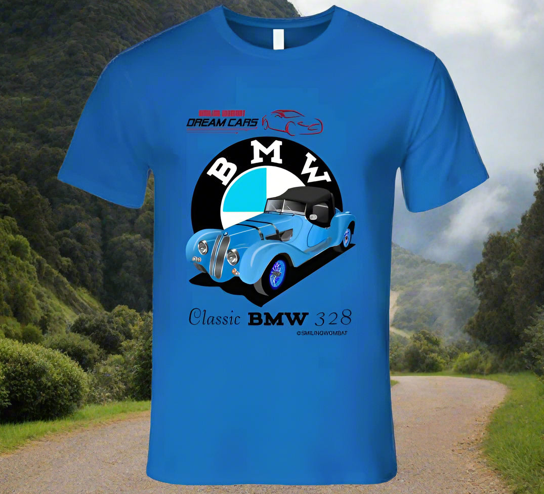 BMW 328 - T-Shirt - Smiling Wombat