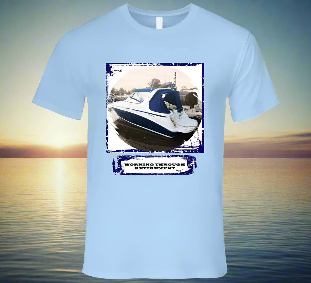 Chris Craft Boat - The Perfect Way to Spend Your Working Retirement - T Shirt Collection - Smiling Wombat