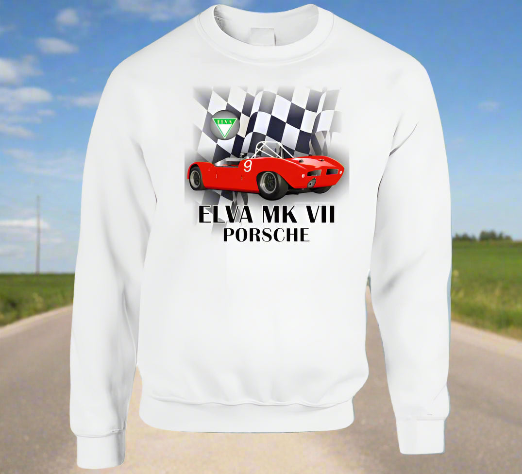 Elva Mk 7/Porsche T-Shirt and Sweatshirt Collection - Smiling Wombat