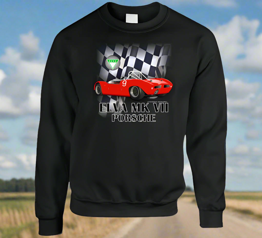 Elva Mk 7/Porsche T-Shirt and Sweatshirt Collection - Smiling Wombat