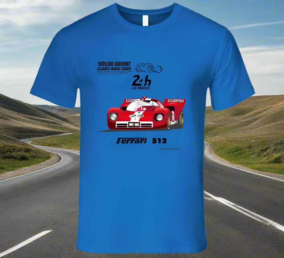 1970 Ferrari 512s - Powerful and Beautiful Le Mans Racer - Smiling Wombat