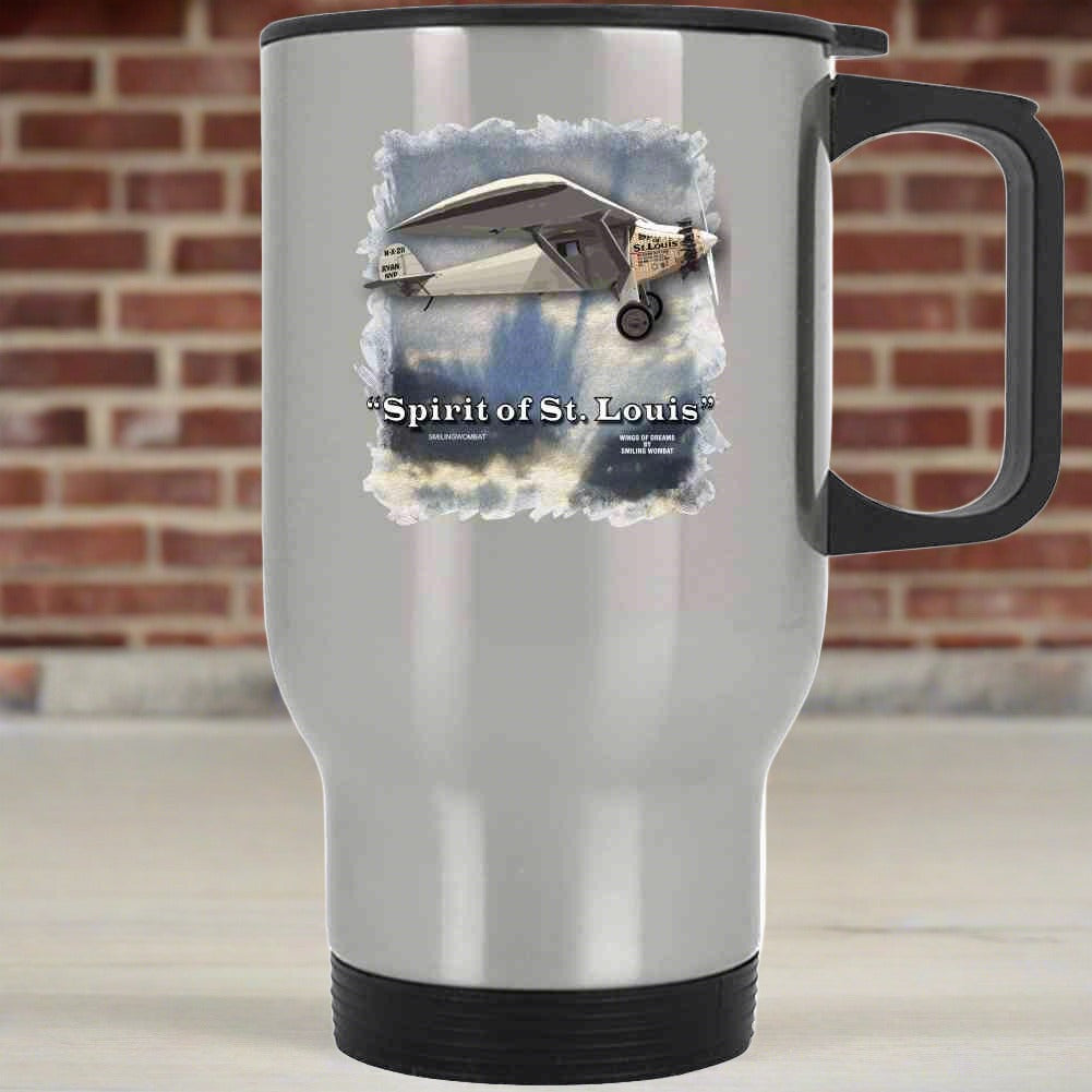 Spirit Of St. Louis - Lindbergh's Famous Plane-Mug Collection - Smiling Wombat