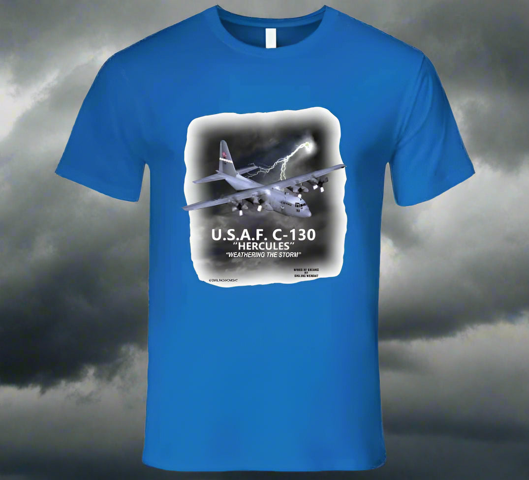 U.S. Air Force C-130 "Hercules" - T-Shirt Collection - Smiling Wombat