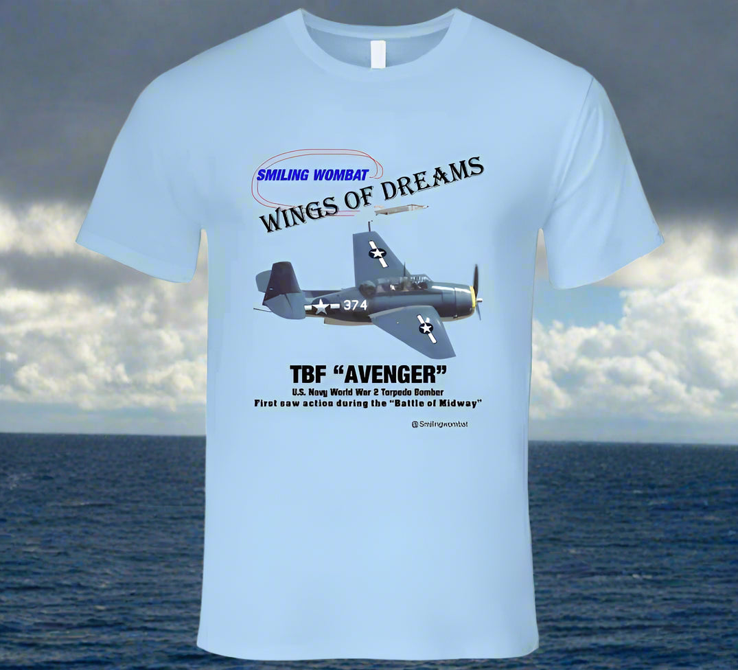 U.S. Navy Avenger - T-Shirt - Smiling Wombat