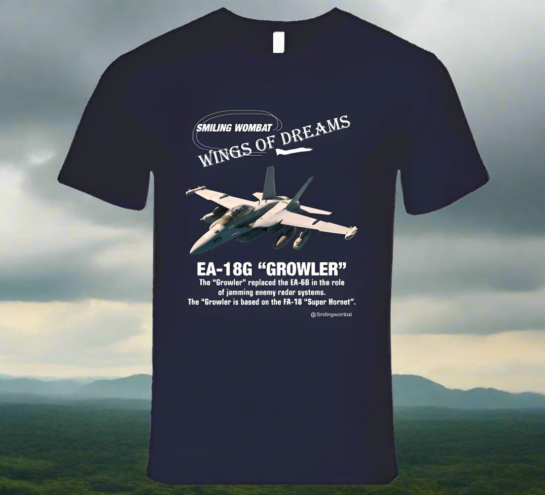 EA18 Growler - Black/Navy T Shirt - Shopify