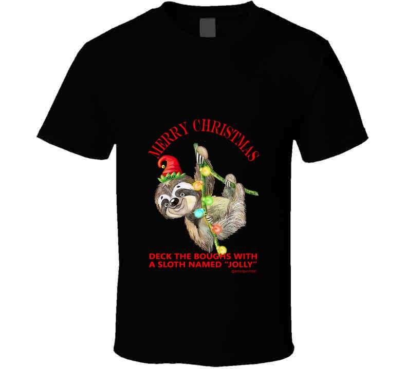 Deck the Halls - T-Shirt - Smiling Wombat