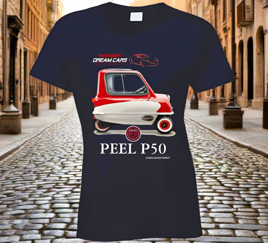 Peel P 50 - Dark Colored T-Shirt - Smiling Wombat
