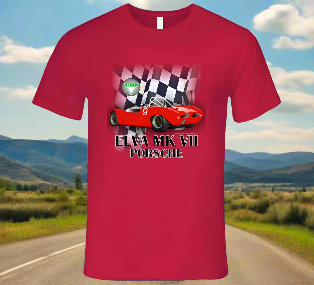 Elva Mk 7/Porsche T-Shirt and Sweatshirt Collection - Smiling Wombat