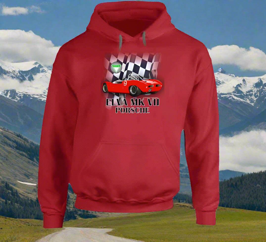 Elva Mk 7/Porsche T-Shirt and Sweatshirt Collection - Smiling Wombat