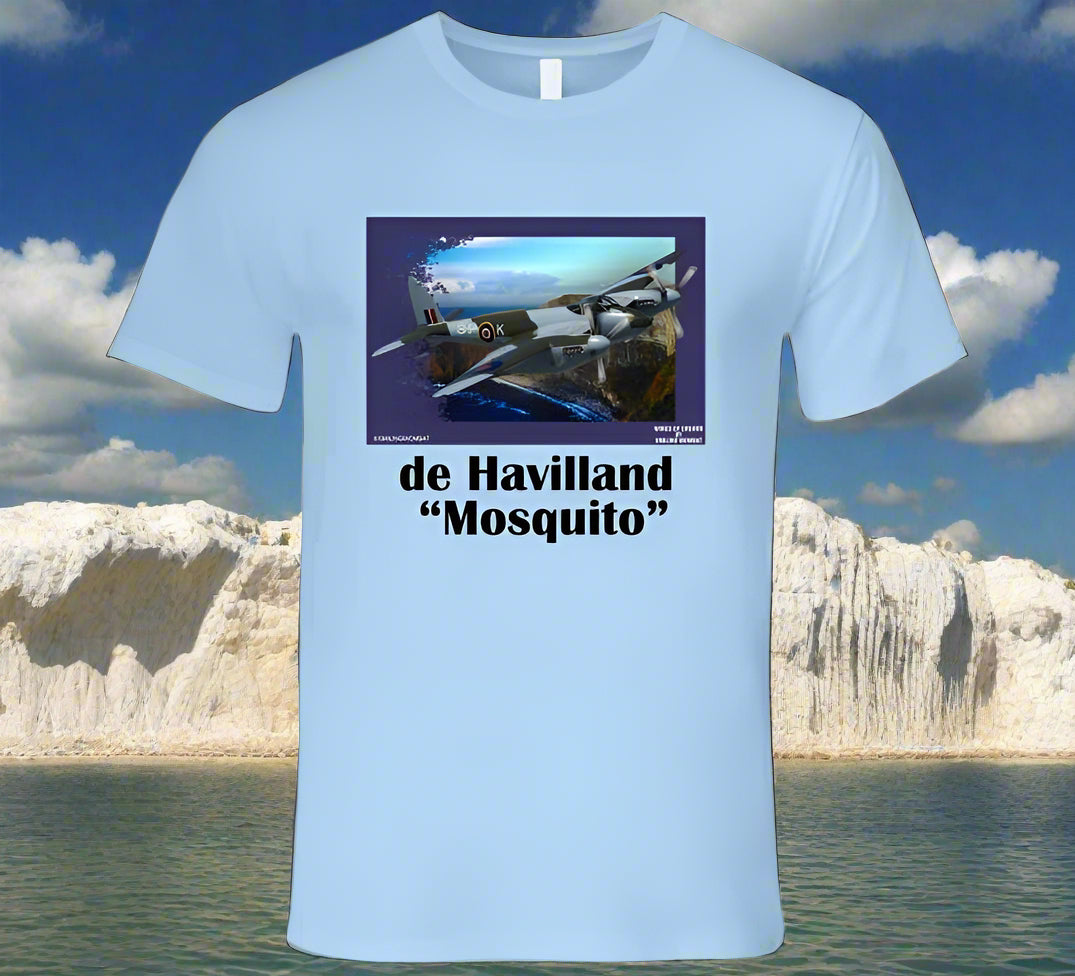 de Havilland Mosquito - Famous English WW2 Aircraft - T Shirt - Shopify