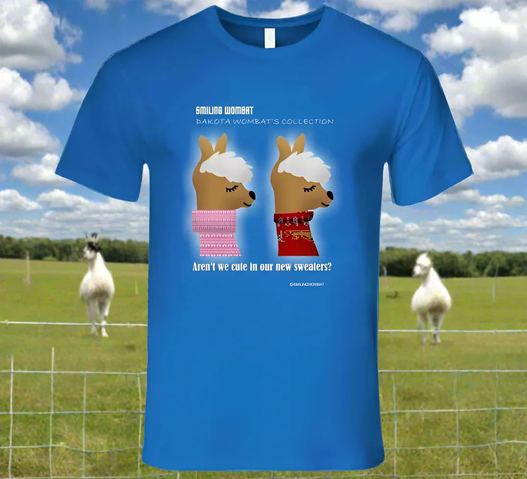 Llamas-Twin Llamas Chuck and Lenny - T-Shirt - Shopify