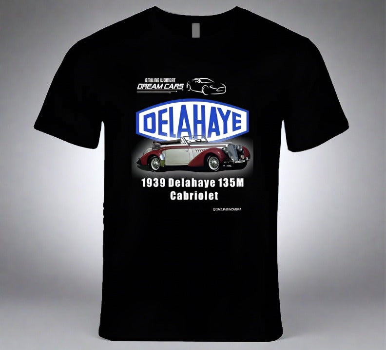1939 Delahaye 139M - Classic Car Shirt Collection - Smiling Wombat