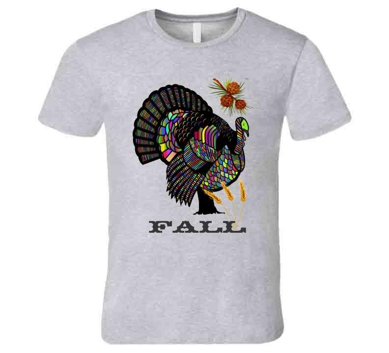Colorful Turkey - Smiling Wombat "Fall" T-Shirt - Smiling Wombat