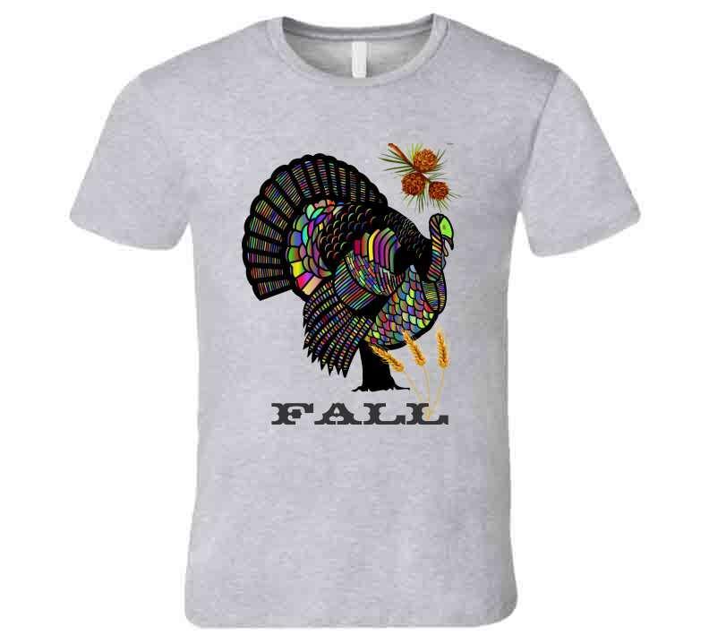 Colorful Turkey - Smiling Wombat "Fall" T-Shirt - Shopify