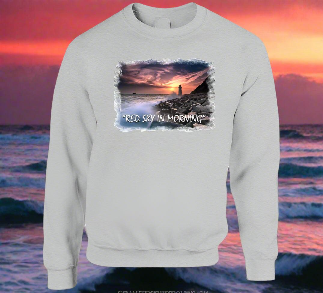 Red Sky In Morning T-Shirt and Sweatshirt Collection - Shopify