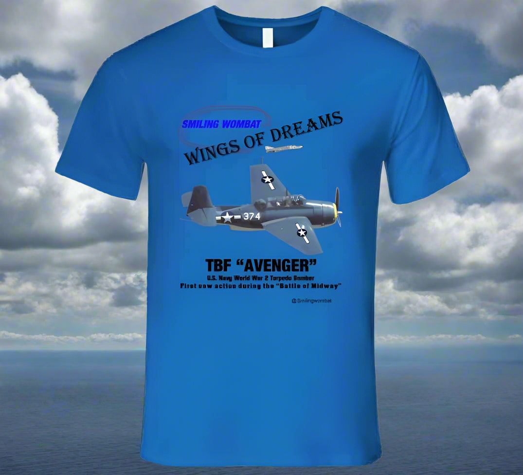 U.S. Navy Avenger - T-Shirt - Smiling Wombat