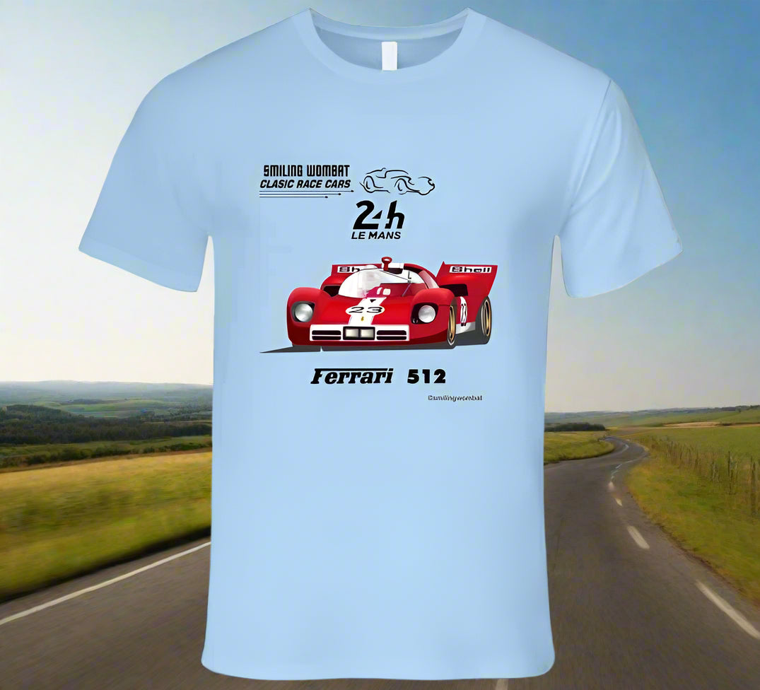 1970 Ferrari 512s - Powerful and Beautiful Le Mans Racer - Smiling Wombat