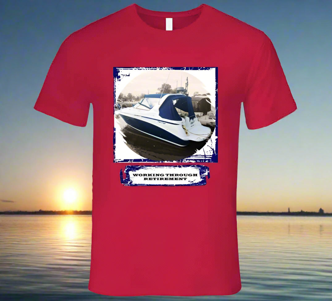 Chris Craft Boat - The Perfect Way to Spend Your Working Retirement - T Shirt Collection - Smiling Wombat