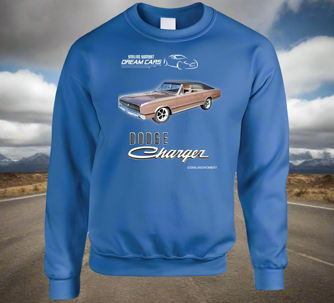 Muscle cars Dodge Charger - American Muscle - Smiling Wombat
