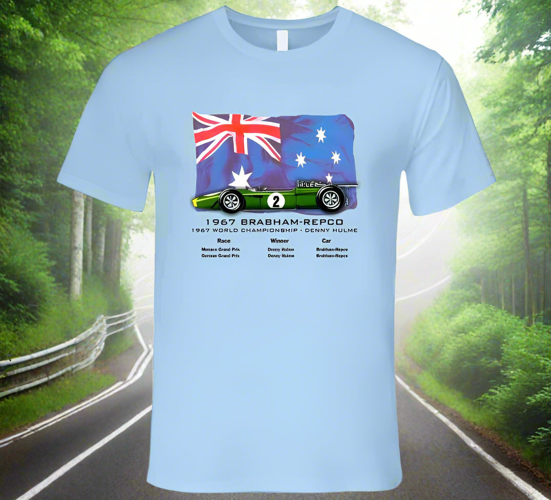 Brabham F1 1967 Grand Prix Champion Race Car T-Shirt - Shopify