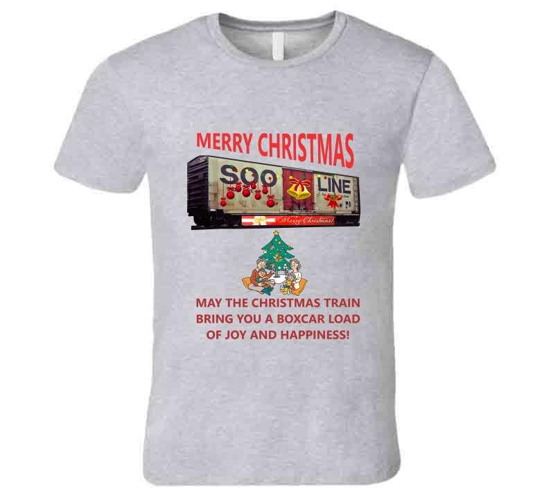The Christmas Train - Bringing you a Boxcar of Fun T-Shirt - Shopify
