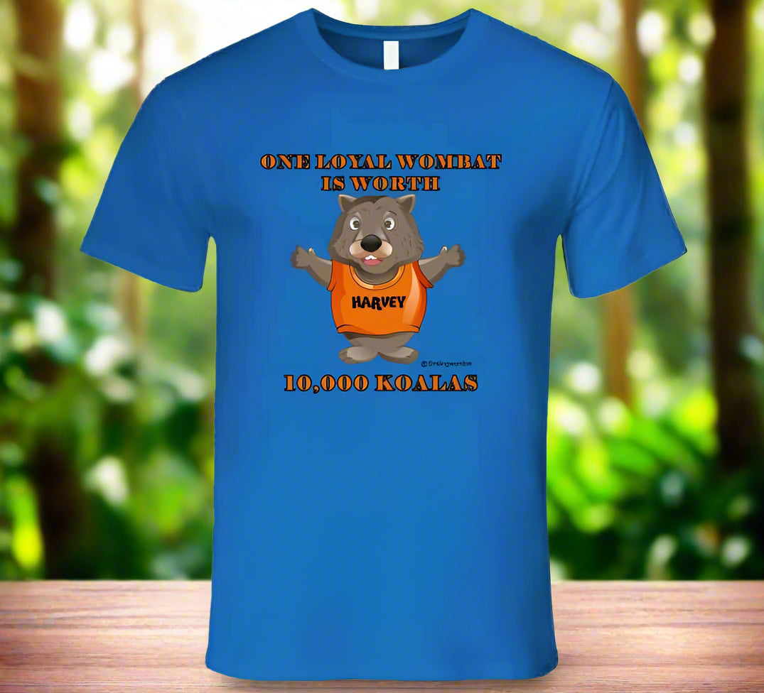 A Wombat -Wombats Are Very Loyal T-Shirt - Smiling Wombat